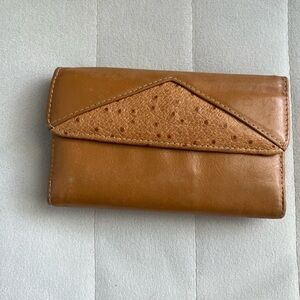 Tan Leather Women's Wallet